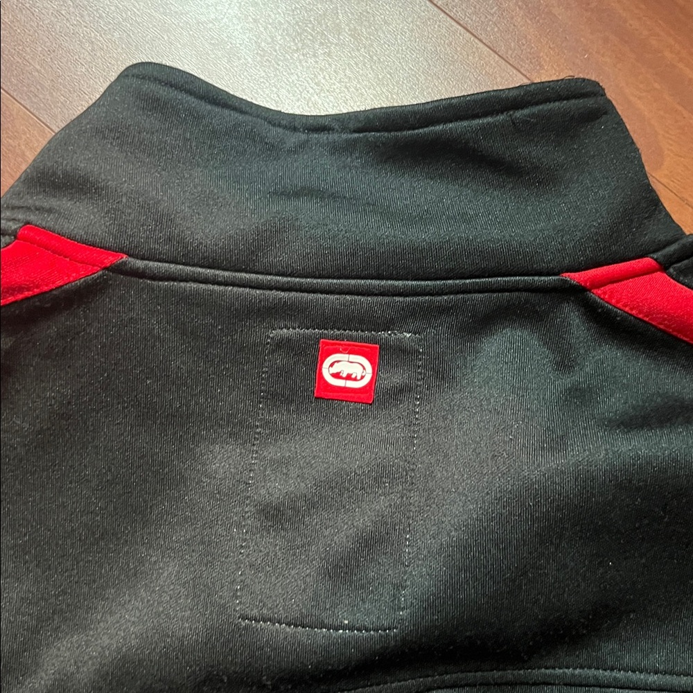Ecko Unlimited Black and Red Track Jacket Y2K 2XL-Large - Picture 6 of 10